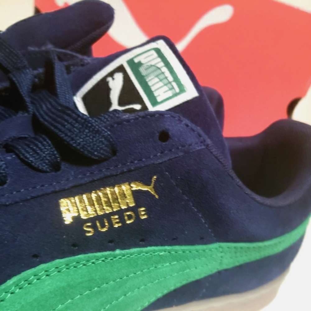 PUMA Suede Classic / Blue Green Gum sz 12 - Picture 7 of 15